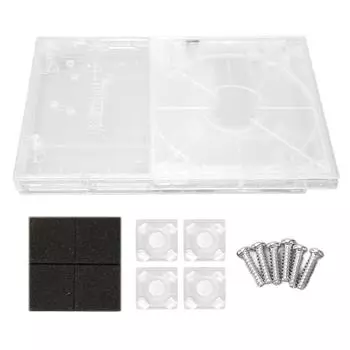для PS Slim Clear Case DIY Замена Прозрачный Игровая Консоль Корпус для Ретро Видео Игровая Консоль