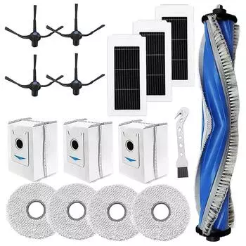 Для пылесоса Ecovacs Deebot X5 Omni / X5 Pro запасная часть основная боковая щетка фильтр Hepa ткань для швабры пылесборники CHINA