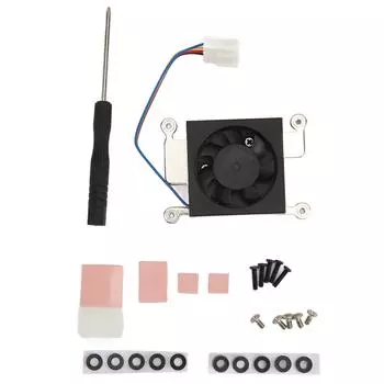 для RasPi CM4 Cooling Fan 5V 3007 Малошумный охлаждающий вентилятор с наклейкой для рассеивания тепла
