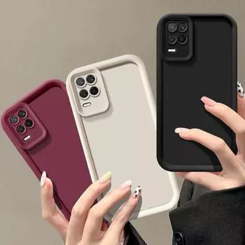 Для Realme 8 5G Чехол Realme Narzo 30 5G Чехол для телефона Полный пакет Матовый Противоударный Мягкий Защитный Чехол For Realme 8 5G