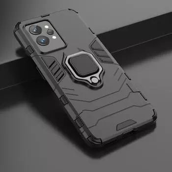 Для Realme 8 Pro 9 7i C17 C20A C20 C11 2021 C21 8i GT NEO2 GT2 3T Narzo 30 50 50A 50i 4G 5G противоударный жесткий чехол-подставка для телефона задняя крышка For Realme 8 4G синий