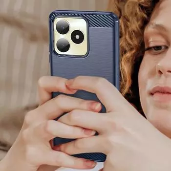 Для Realme C53 C51 Narzo N53 Note 50 силиконовый защитный чехол мягкий чехол для телефона realme note50 противоударные матовые задние чехлы For Realme C53 чёрный