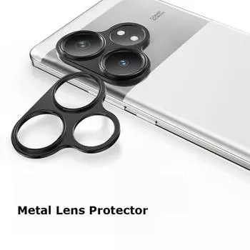 Для Realme GT Neo 6 SE 3 2T 3T Pro 5G Роскошный круглый металлический объектив с защитным стеклом от царапин защитный чехол-кольцо GT Neo2 чёрный