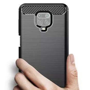 Для Redmi Note 9s 9pro 10lite note9pro max Мягкий силиконовый чехол-накладка на заднюю панель для Poco M2 Pro redmi note9 pro Противоударные матовые чехлы Redmi Note 9s чёрный