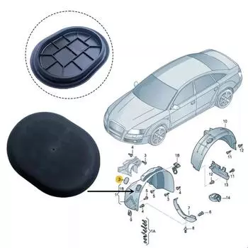 Для ремонта крыла автомобиля 4F0809967 A6 C6 Fender Liner Простая установка Высококачественные материалы Долговечные и высокопрочные CHINA