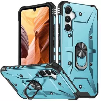 Для Samsung A54 5g защитный чехол с металлическим кольцом для Samsung Galaxy A54 A14 A34 A 54 14 34 Coque for Galaxy A14 5G темно-синий