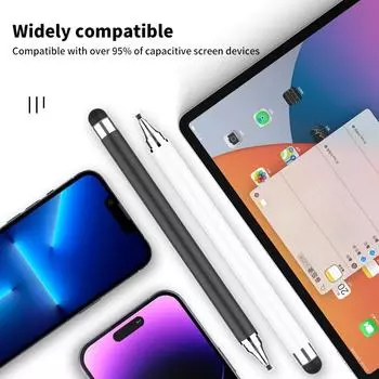Для Samsung Android Phone Drawing Screen Pen Universal 2 In 1 Stylus Pen для IP Pad Tablet Capacitive Touch Pen чёрный