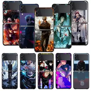 Для Samsung Flip Zflip Zflip3 Z Flip3 5g Fundas чехол для смартфона Жесткий ПК Jujutsu Kaisen Anime For Samsung Z Flip