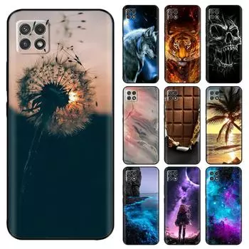 Для Samsung Galaxy A22 4g чехол 6,4 дюйма силиконовый чехол для Samsung A22 5g чехол 6,6 дюйма матовая задняя крышка Роскошные чехлы-бамперы для телефонов For Samsung A22 4G