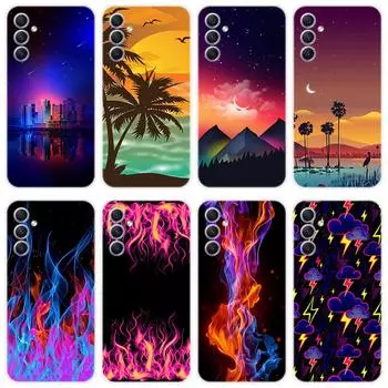 Для Samsung Galaxy A34 A 34 GalaxyA34 5G чехол Мягкая силиконовая задняя крышка модный чехол для телефона с мультяшным рисунком