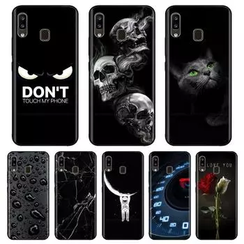 Для Samsung Galaxy A50 A30 A20 Мягкая силиконовая задняя крышка из ТПУ для Samsung Galaxy A30s A 30 A 50 A50s Защитный чехол с принтом For Samsung A30S