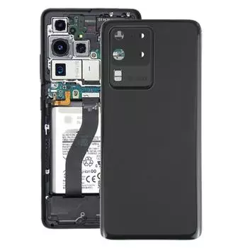 Для Samsung Galaxy S20 Ultra задняя крышка аккумулятора с крышкой объектива камеры синий