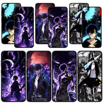 для Samsung Galaxy S24 S23 iPhone 15 14 Xiaomi Redmi Note 13 12 11 Pro Max X 8 7 9 10 XR 9C OPPO A15 Huawei чехол для телефона Solo Leveling Anime Arise Cover