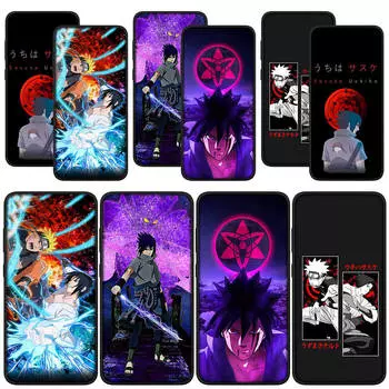 для Samsung Galaxy S24 S23 iPhone 15 14 Xiaomi Redmi Note 13 12 11 Pro Max X 8 9 10 XR OPPO A15 Huawei чехол для телефона аниме Наруто Учиха Саске чехол for Huawei P30 Lite аэро