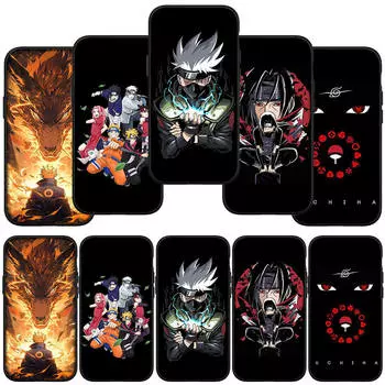 для Samsung Galaxy S24 S23 iPhone 16 15 14 Xiaomi Redmi Note 13 12 11 8Plus 9 Pro Max X XR чехол для телефона Itachi Uchiha Akatsuki Naruto OPPO Huawei чехол for Samsung Galaxy S21 Ultra аэро