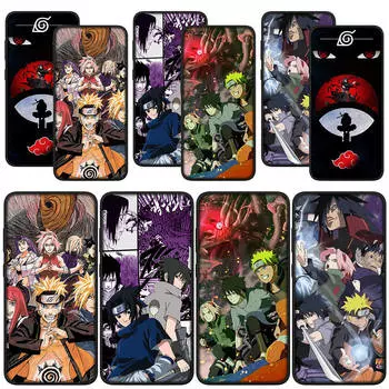 для Samsung Galaxy S24 S23 iPhone 16 15 14 Xiaomi Redmi Note 13 12 11 Pro Max X 8 9 10 XR A05 A16 OPPO Huawei чехол для телефона Учиха Саске Наруто чехол for Redmi Note 12 5G болюс