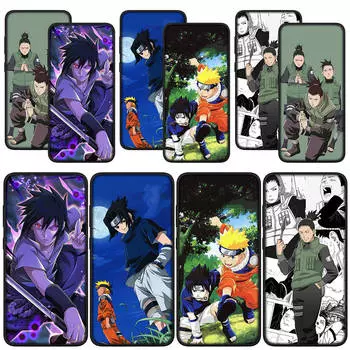 для Samsung Galaxy S24 S23 iPhone 16 15 14 Xiaomi Redmi Note 13 12 11 Pro Max X 8 9 10 XR A05 A16 OPPO Huawei чехол для телефона Наруто Нара Шикамару Саске for Samsung Galaxy S9 болюс