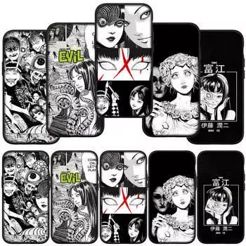 для Samsung Galaxy S24 S23 iPhone 16 15 14 Xiaomi Redmi Note 13 12 11 10 8 Plus 9 Pro 14CMax X XR чехол для телефона комиксы Tomie Junji Ito OPPO Huawei чехол for Redmi Note 11S 5G олений