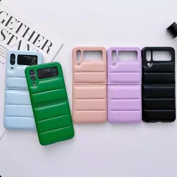 Для Samsung Galaxy Z Flip 4 3 Flip4 Zflip3 чехол элегантный приятный для кожи матовый мягкий силиконовый складной противоударный чехол аксессуары for Galaxy Z Flip 4 зелёный