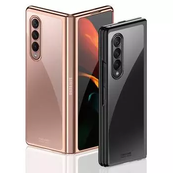 Для Samsung Galaxy Z Fold 3, жесткий премиум-прозрачный кристально чистый однотонный чехол для ПК, защитный чехол для Z Fold 3 5g (2021 ) for Galaxy Z Fold 2 чистый