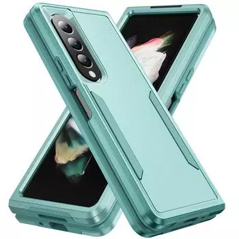 Для Samsung Galaxy Z Fold 4 5g Военный класс защиты Модный складной бронированный чехол против царапин для Galaxy Z Fold 3 For Galaxy Z Flip 3 красный