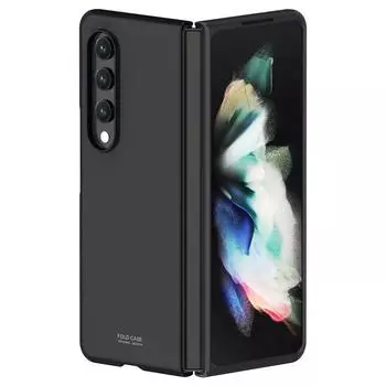 Для Samsung Galaxy Z Fold 4 модный скраб для кожи чехол для мобильного телефона с точным вырезом ультратонкий складной чехол For Galaxy Z Fold 4 красный