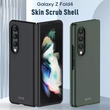 Для Samsung Galaxy Z Fold 5 4 3 5G Роскошный ультратонкий приятный для кожи матовый складной противоударный защитный чехол из ПК Жесткая задняя крышка For Z Fold 4