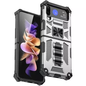 Для Samsung Z Flip4 5g Противоударный прочный защитный чехол для Samsung Galaxy Z Flip 4 5g Flip4 Двухслойная сумка для телефона for Samsung Z Flip 4 золотой