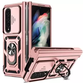 Для Samsung Z Fold4 5g Противоскользящий защитный чехол на палец с кольцом для Samsung Galaxy Z Fold 4 Fold4 Zfold4 Защитная сумка для телефона for Samsung Z fold 4 зелёный