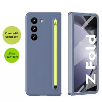Для Samsung Z Fold5 Anti-Drop S Pen Защитный стеклянный чехол-пленка для Samsung Galaxy Z Fold 5 Fold5 5G Складной чехол на весь корпус for Samsung Z Fold 5