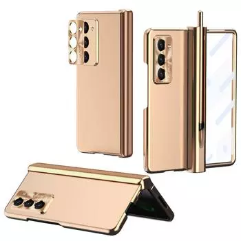 Для samsung zfold 3 4 S Pen чехол из закаленного стекла для Samsung Galaxy Z Fold 5 5G Fold5 полный чехол для телефона Капа for Samsung Z Fold 4