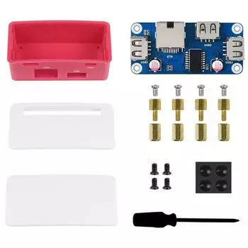 для серии ernet / USB HUB BOX / USB HUB HAT (В) 1 RJ45, 3 USB 2.0 B