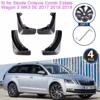 Для Skoda Octavia Combi Estate Wagon 3 MK3 5E 2017 2018 Брызговики Брызговик переднего колеса автомобиля