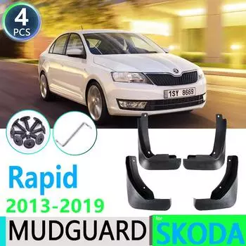 Для Skoda Rapid Spaceback Hatchback 2013 ~ 2014 2015 2016 2017 Fender брызговики брызговики автомобиля