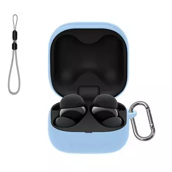 Для SONY Sony LinkBuds Fit Case Cover Wireless Earphone Protective Cover Silicone Protective Case with Chain Charge Case Cover Vivid LED Light