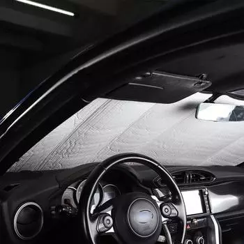Для Subaru BRZ ZC6 для Toyota 86 алюминиевая фольга серебристого цвета, переднее лобовое стекло автомобиля, термозатенение, солнцезащитный крем для автомобиля серебряный
