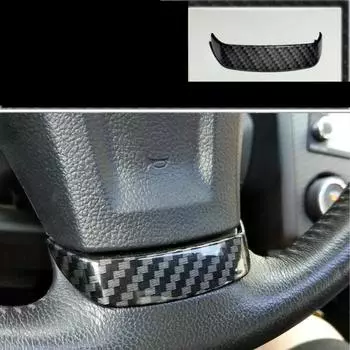 Для Subaru Forester 2013-2015 XV 2012-2014 ABS углеродное волокно, накладка на руль, наклейка, украшение Black 1