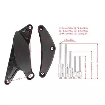 Для SUZUKI GSXR GSX-R 600 750 GSXR600 GSXR750 K6 K7 K8 2006-2025 рама слайдер Crash Pad двигатель статор Case Saver Protector чёрный