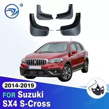 Для Suzuki SX4 S-Cross 2014 ~ брызговики, брызговики, аксессуары для брызговиков Maruti SX-4 SX 4 S Cross SCross 2014-2019