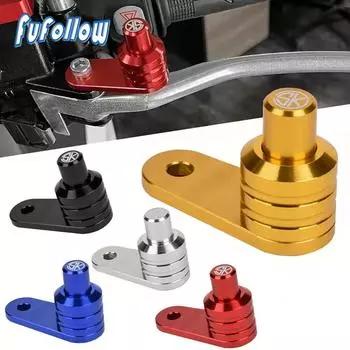 Для SYM FIDDLE4 FIDDLE3 fiddle 4 3 FNX150 RX150 Аксессуары для мотоциклов Тормозной рычаг с ЧПУ Кнопка парковки Полуавтоматический замок чёрный