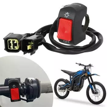 Для Talaria Sting R MX4 Plug And Play переключатель фар электрический внедорожный велосипед головной светильник вилка лампы аксессуары для грязевого велосипеда 1 PC