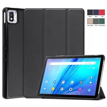 Для TCL Tab 10s 9080G 10,1 дюйма 2021 чехол для планшета детский магнитный складной смарт-чехол Funda для TCL 10 9081X 10,1 дюйма чехол для планшета Tab 10s 10 9080G серый