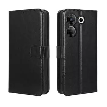 Для Tecno Camon 20 Pro 5G чехол-кошелёк кожаный защитный чехол на заднюю панель Tecno Camon 20 Pro 5G чехол для телефона Tecno Camon 20 Pro 5G золотой