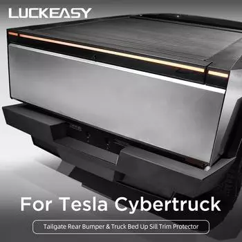 Для Tesla Cybertruck 2025 задний бампер защитный коврик багажника TPE крышка багажника противогрязезащитная накладка отделка автомобиль пикап грузовик аксессуары