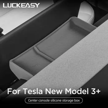 Для Tesla Model3 Центральный экран управления Задний лоток для хранения Модель 3 Highland 2025 Ящик для хранения на приборной панели Аксессуары для салона автомобиля чёрный