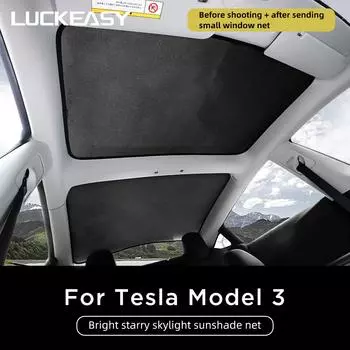 Для Tesla Model 3 2017-2023 автомобильный солнцезащитный козырек со звездой, стиль вспышки, солнцезащитный козырек на крыше автомобиля, солнцезащитный козырек на окно автомобиля, сетка Model3 Factory Triangular window
