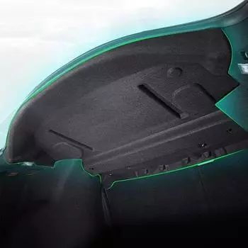 Для Tesla Model 3 2017-2023 передняя крышка багажника звукоизоляционный хлопковый внутренний капюшон Frunk/багажник звукоизоляционный пылезащитный хлопковый коврик Model 3 Frunk