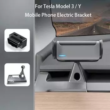 Для Tesla Model 3 2021-2023 Model Y держатель для мобильного телефона автомобильный сотовый телефон GPS электрический кронштейн подставка аксессуары для электромобиля