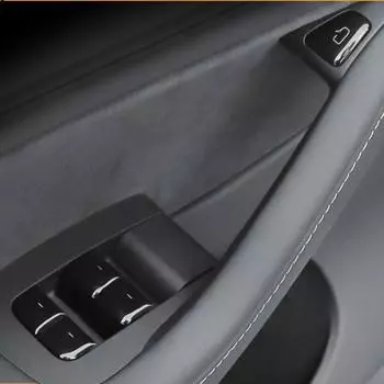 Для Tesla Model 3 Model Y 2017-2022 Автомобильная кнопка переключения окон, декоративная наклейка, наклейка на дверную кнопку Model3, интерьер 1 set