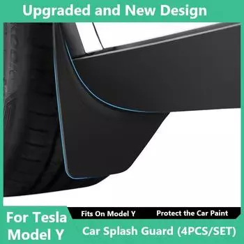 Для Tesla Model 3 Model Y-2023 Невидимые грязевые крылья Модификация Внешние аксессуары автомобиля Брызговики Model 3
